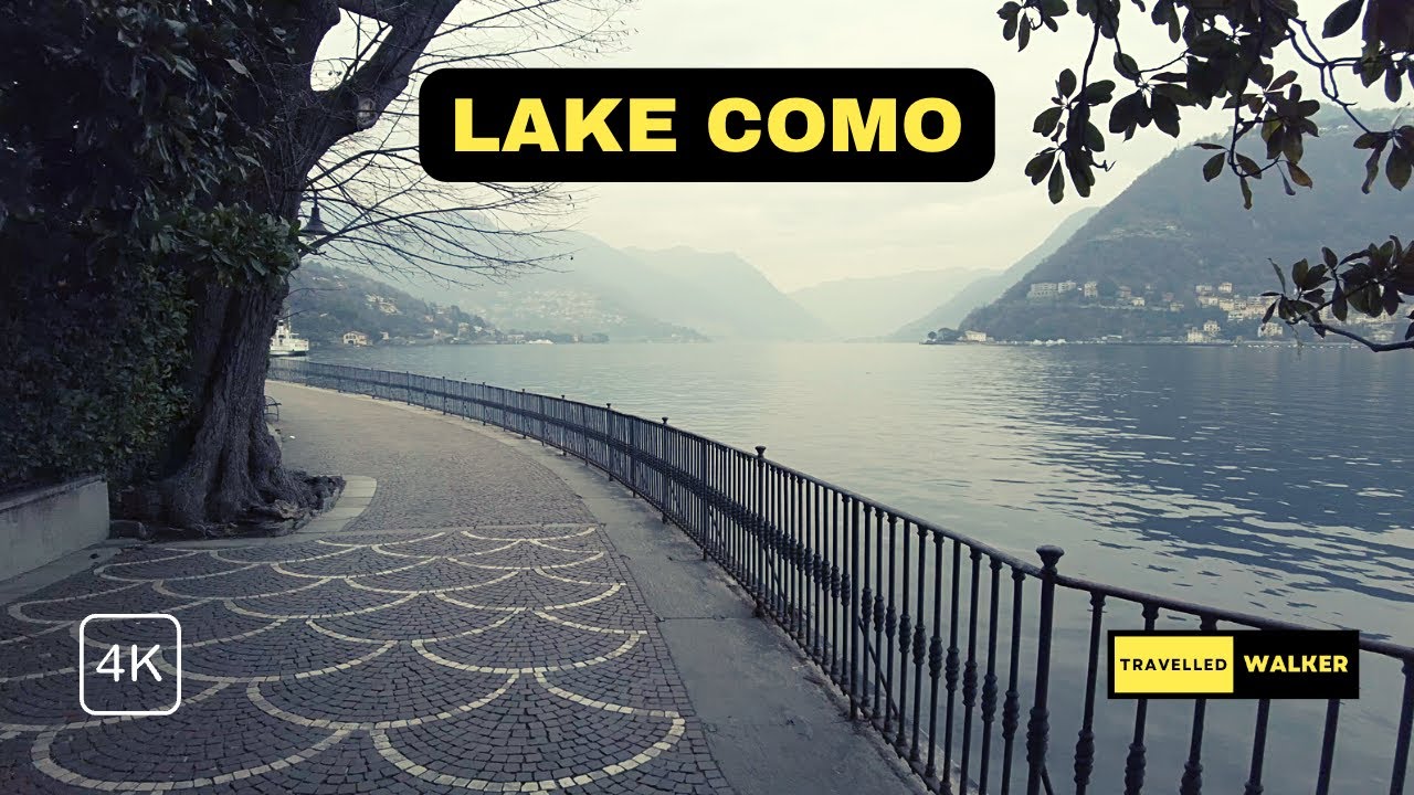 Lake Como, Italy 🇮🇹 | Lake Como Walking Tour 2024 | 4K, HDR | Italy