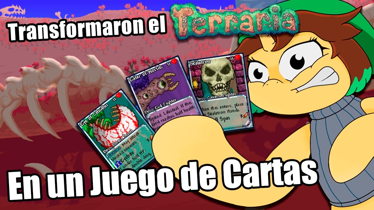 El Terraria de Siempre, pero le Agregaron un Juego de Cartas
