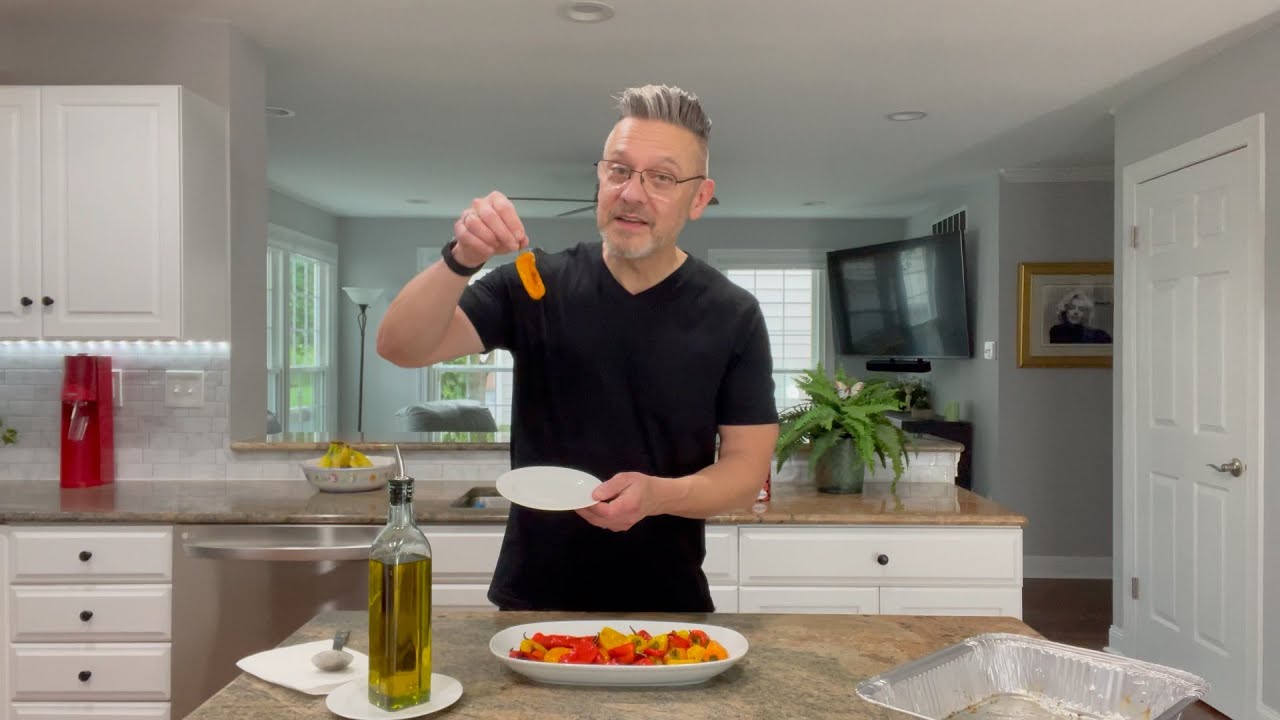 Roasting Mini Sweet Peppers with Chef Timmy James