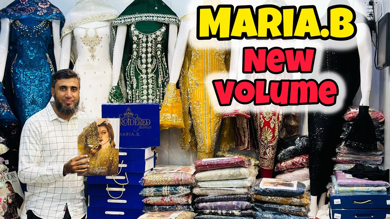 Maria.B Wedding Wear New Volume🌼Barat Walima Special Designer Dress🌺Pure Chiffon Designer Dress