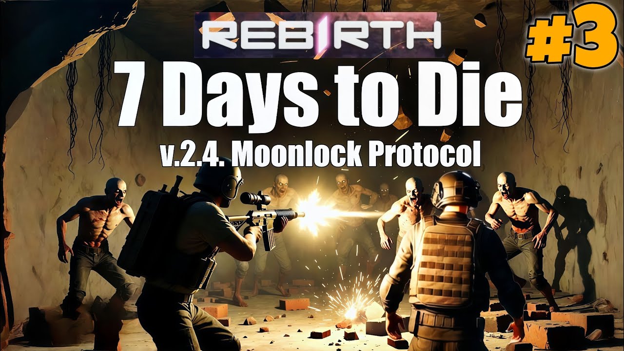 Серия-3 ➤ 7 Days to Die: Rebirth v2.4 Moonlock Protocol Последнее Обновление 2025! ( Прохождение )