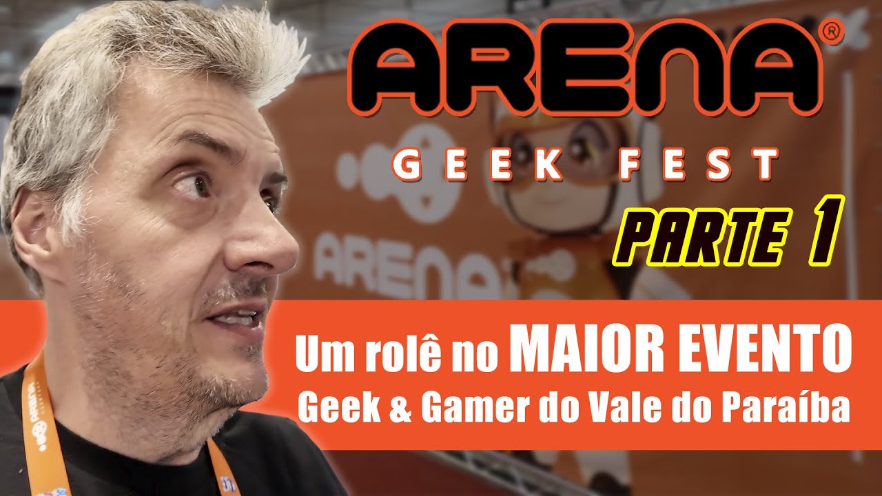 Primeira parte do rolê do Tiozão pela Arena Geek Fest 2026