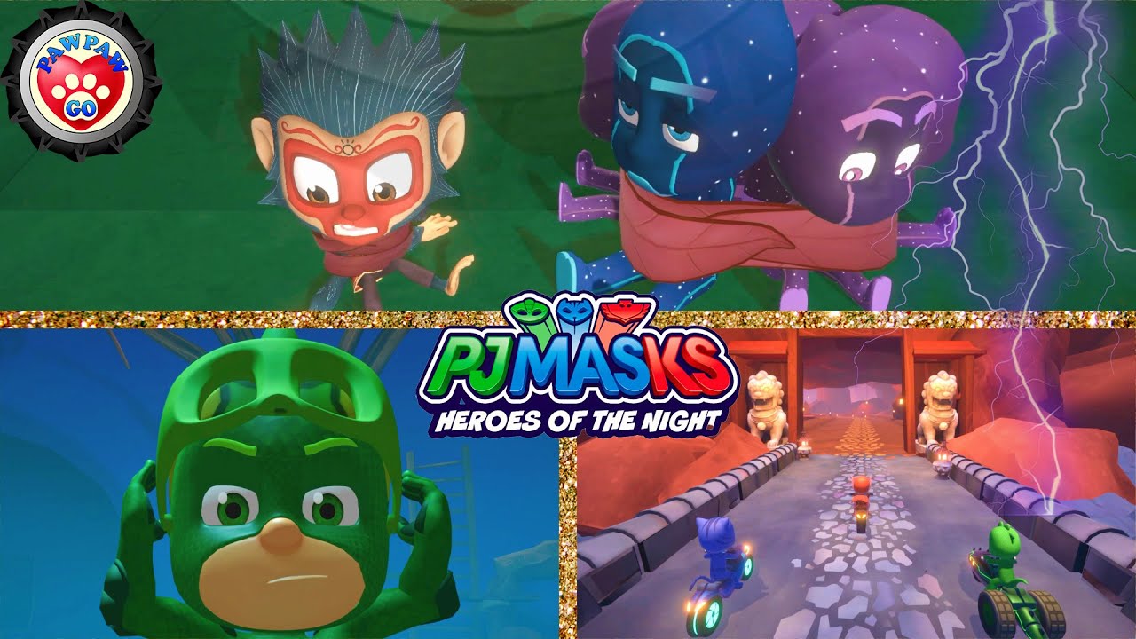 🛵PJ Masks Heroes Of The Night #3 💥An Yu Reclaims The Staff - FHD 60 FPS Disney JR