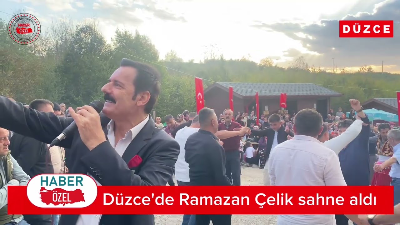 Düzce'de Ramazan Çelik sahne aldı