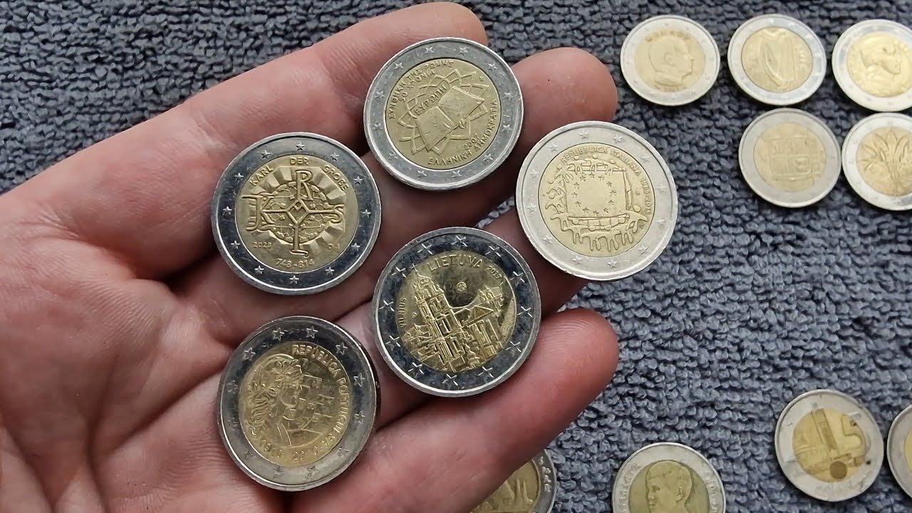 1000€ 2 euro coin Hunt,  Collectable Rare coins. Found & Saved!