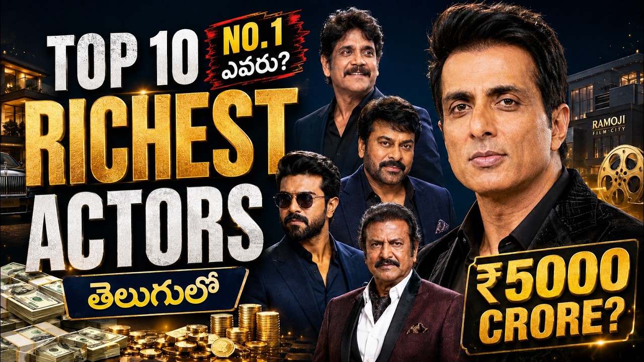 Top 10 Richest Telugu Actors 2026 | Tollywood Richest Celebrities | In Telugu
