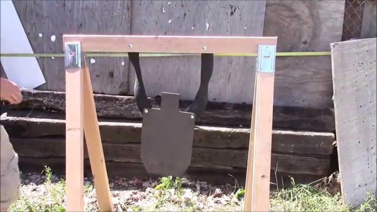 Cheap, easy, take down stand for steel targets and 