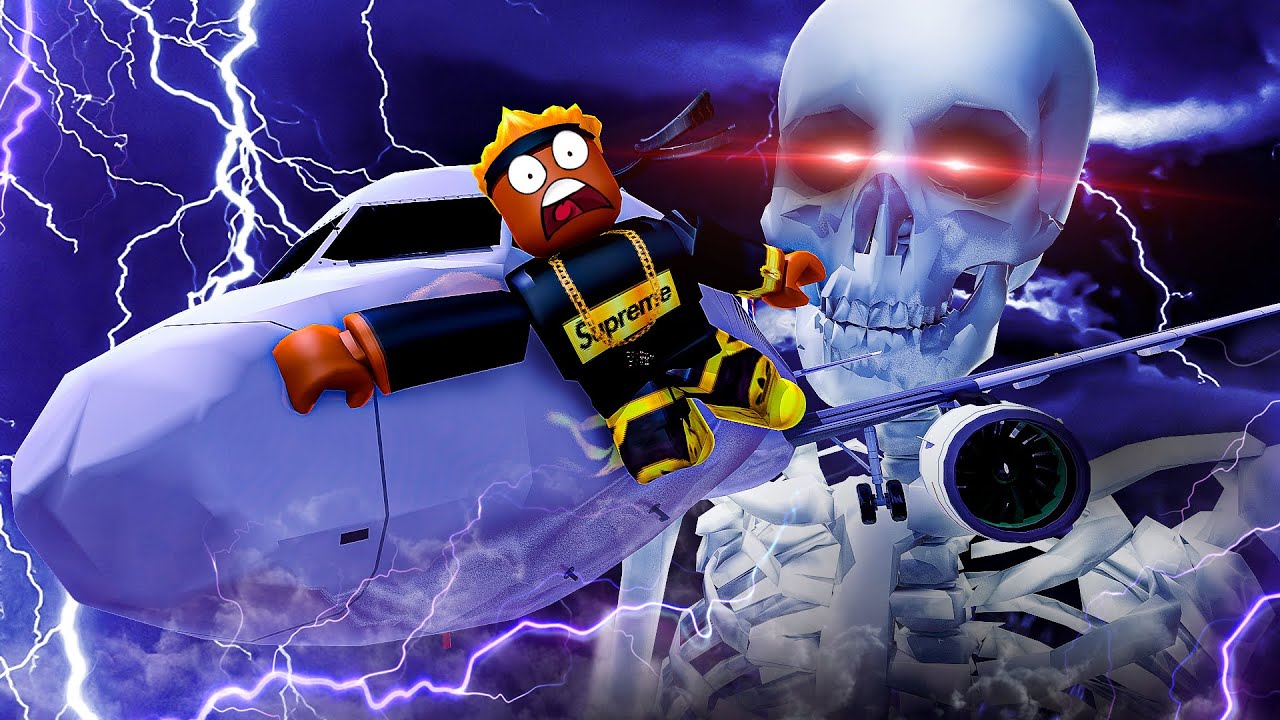 This was HAUNTING our Airplane in Roblox... *SCARY*