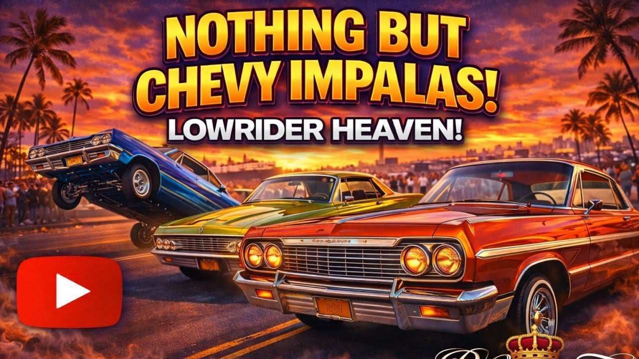 Chevy Impala Classics on Chrome – Lowrider Culture at Its Finest
