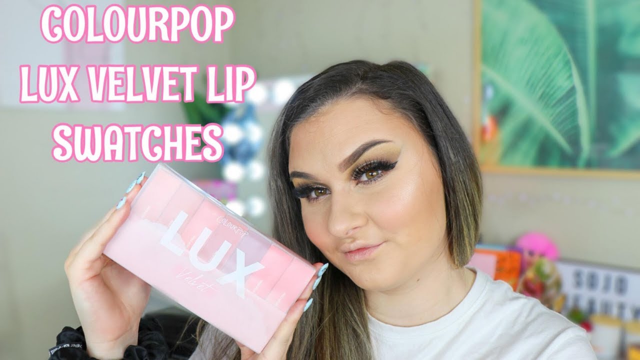 COLOURPOP LUX VELVET LIQUID LIPSTICK SWATCHES! SoJo Beauty