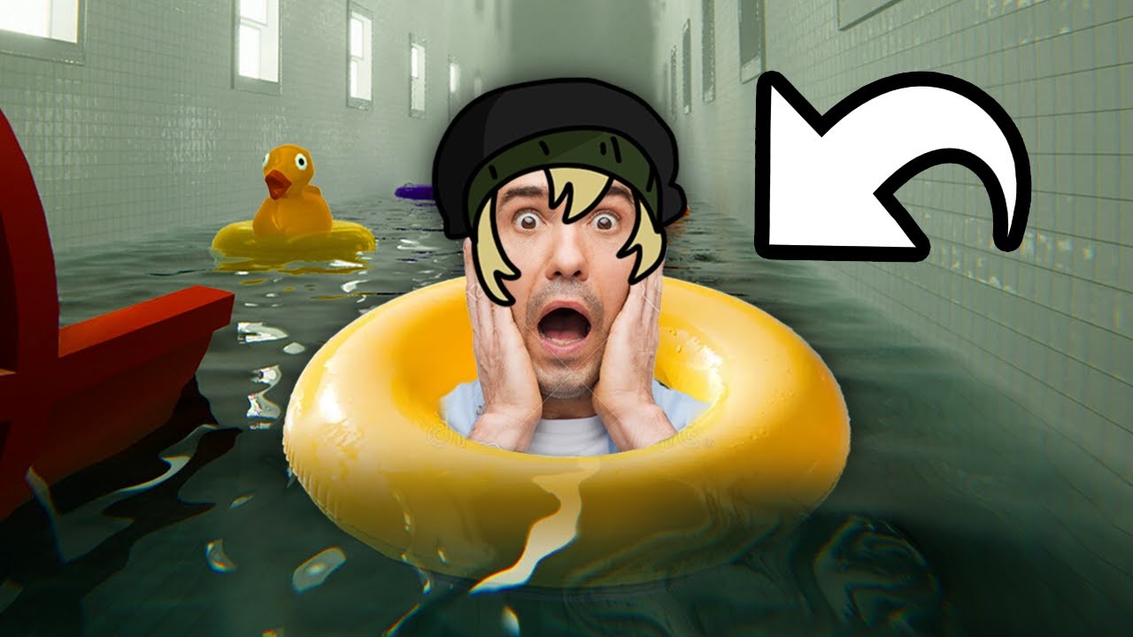 enfrentei FOBIAS num jogo desconfortável sobre PISCINAS