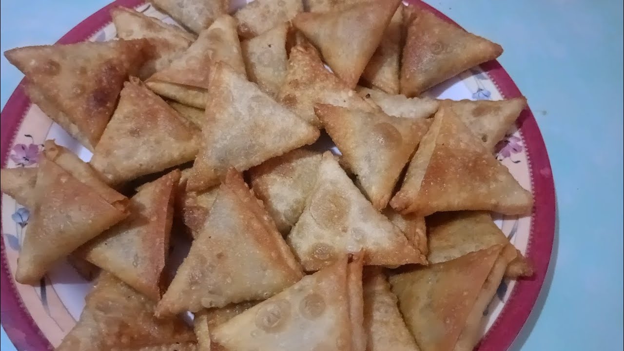 طريقه لف السمبوسه خطوه بخطوه 👌وبحشو السدق الاسكندراني 🤭✌