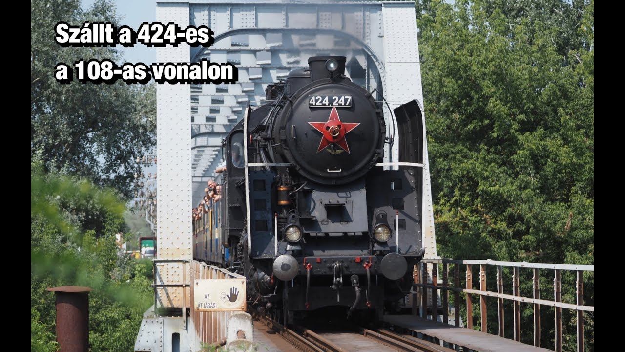Szállt a 424-es a 108-ason! Gőzmozdony a Debreceni Retró Hétvégén
