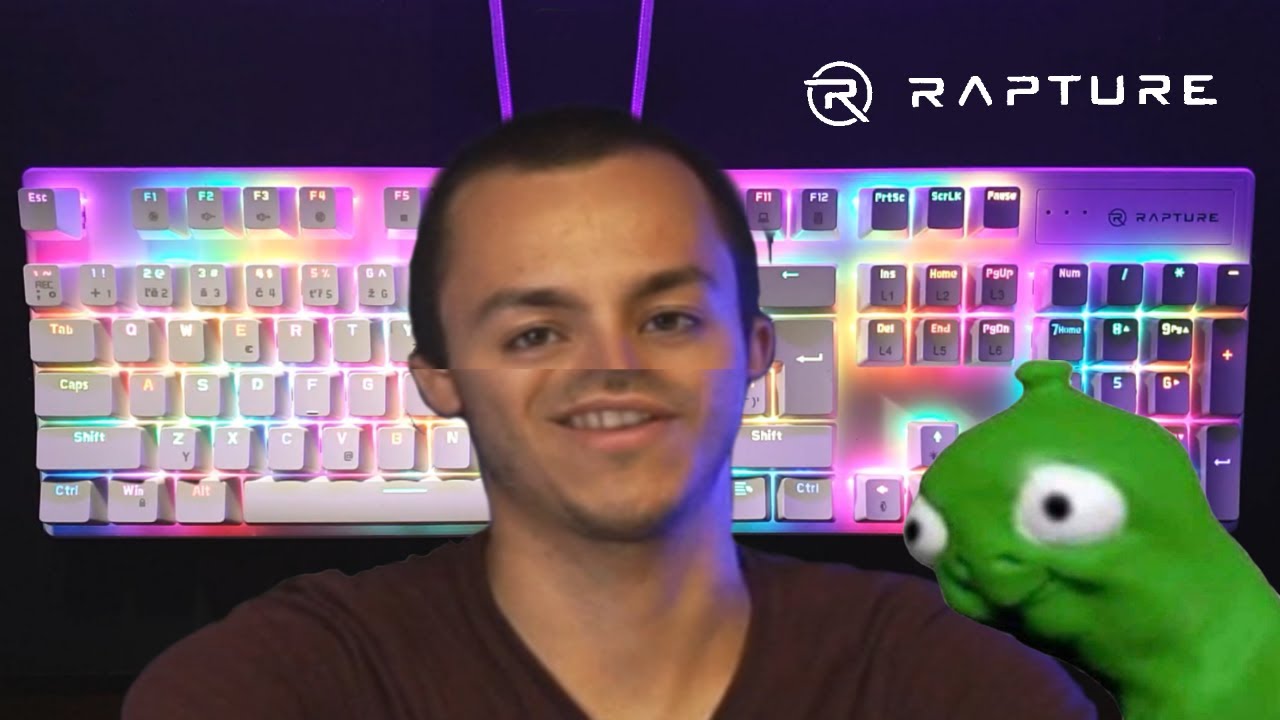 Mechanická klávesnica za 40€ | RAPTURE X-RAY Outemu Red Biela