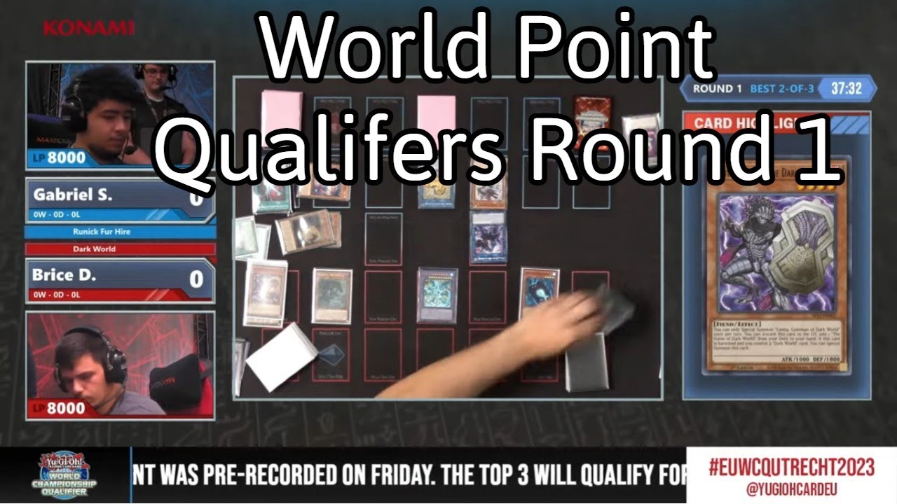 Round 1 European World Point Qualifiers - Dark World Vs Fur Hire Runick