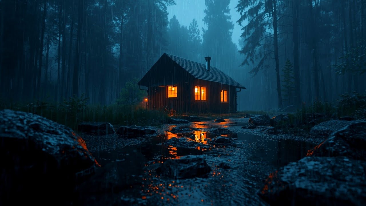 Heavy Rain White Noise 🌧️ Sleep Instantly, Calm Mind, Deep Rest