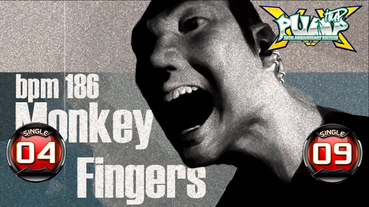 [PUMP IT UP XX] Monkey Fingers S4 & S9 (pre S3 → S4 & S8 → S9)