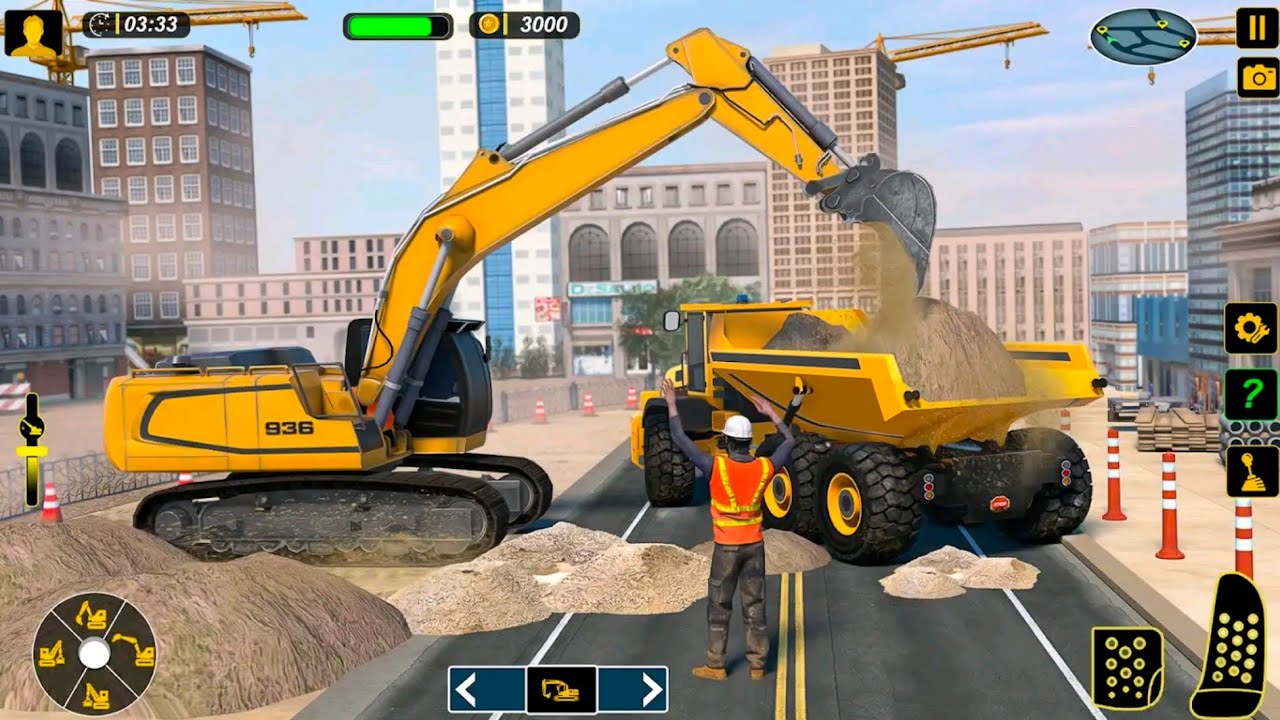 City Road Construction Games - City Construction Simulator - Android Gameplay #3