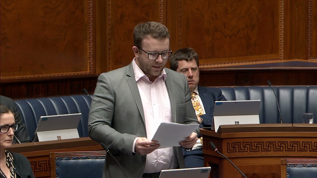 Peter McReynolds MLA condemns the existence of paramilitaries in Northern Ireland 2024