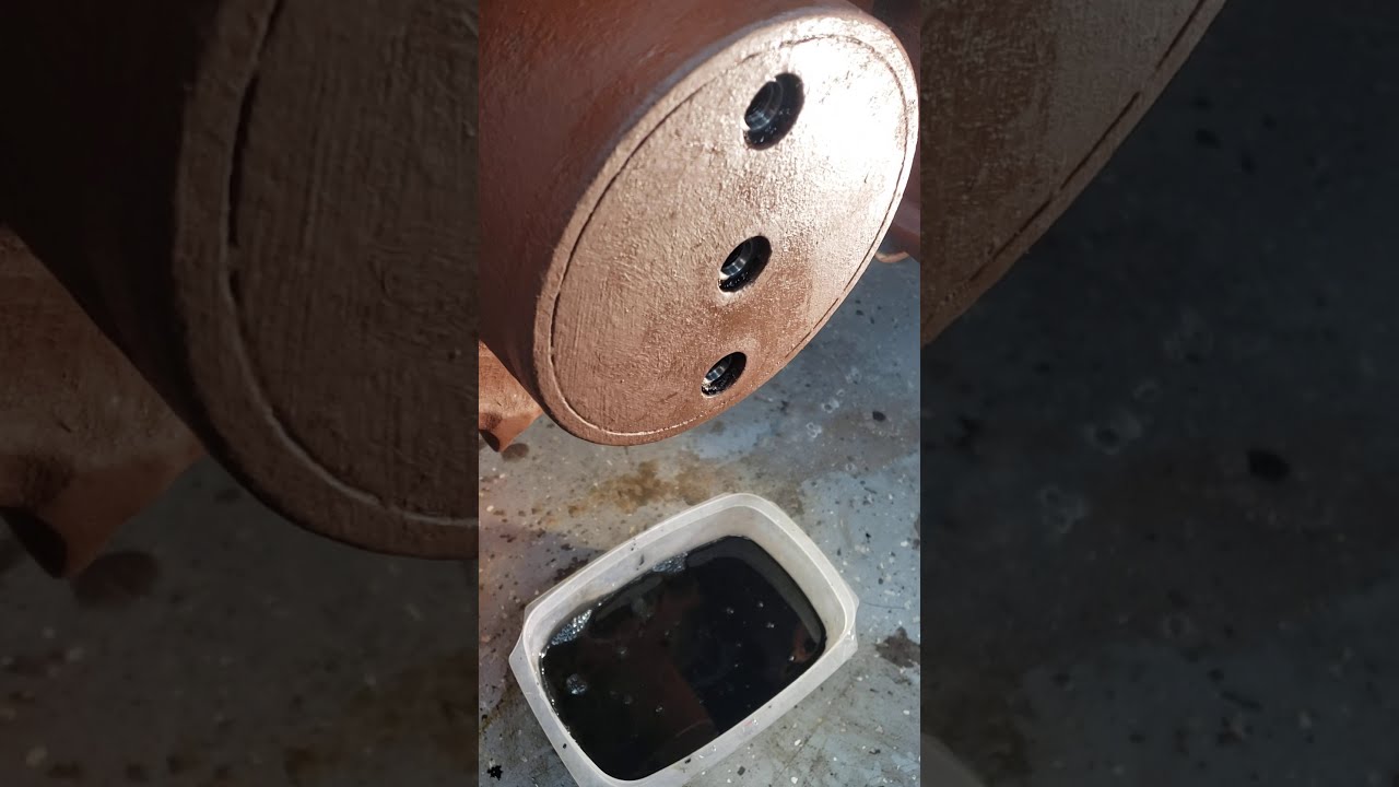 Excavator Final Drive Gear Oil Change on a CAT 304D CR