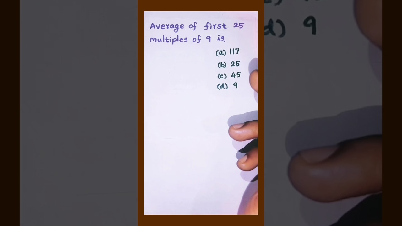 Find the average of first 25 multiples of 9 