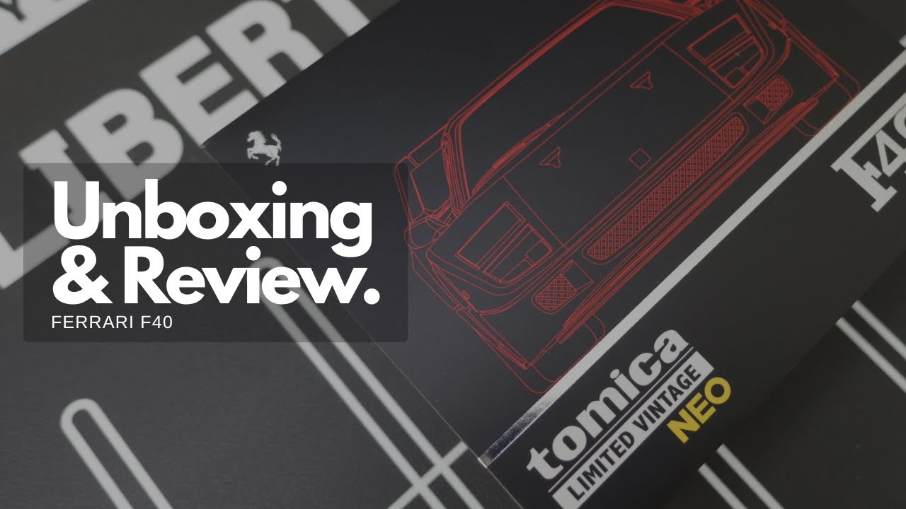 Tomica Limited Vintage Neo Ferrari F40 Review (2025) | How does it compare with the Older Version?