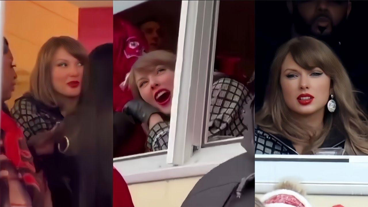 ALL the CLIPS of Taylor Swift and Travis Kelce at the Chiefs VS Texans game...