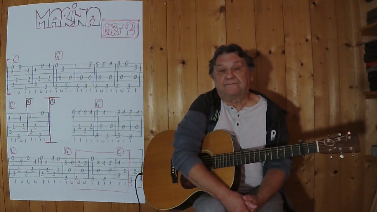 GUITAR Lesson # 621: MARINA (Rocco Granata / PART 2)