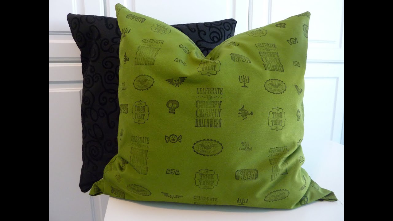 Halloween Stamped Pillows
