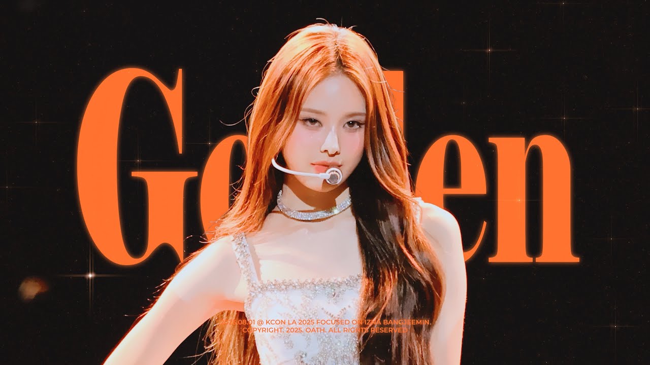 [4K] 250801 2025 KCON LA MCOUNTDOWN - 'Golden' izna JEEMIN 이즈나 방지민 직캠 fancam