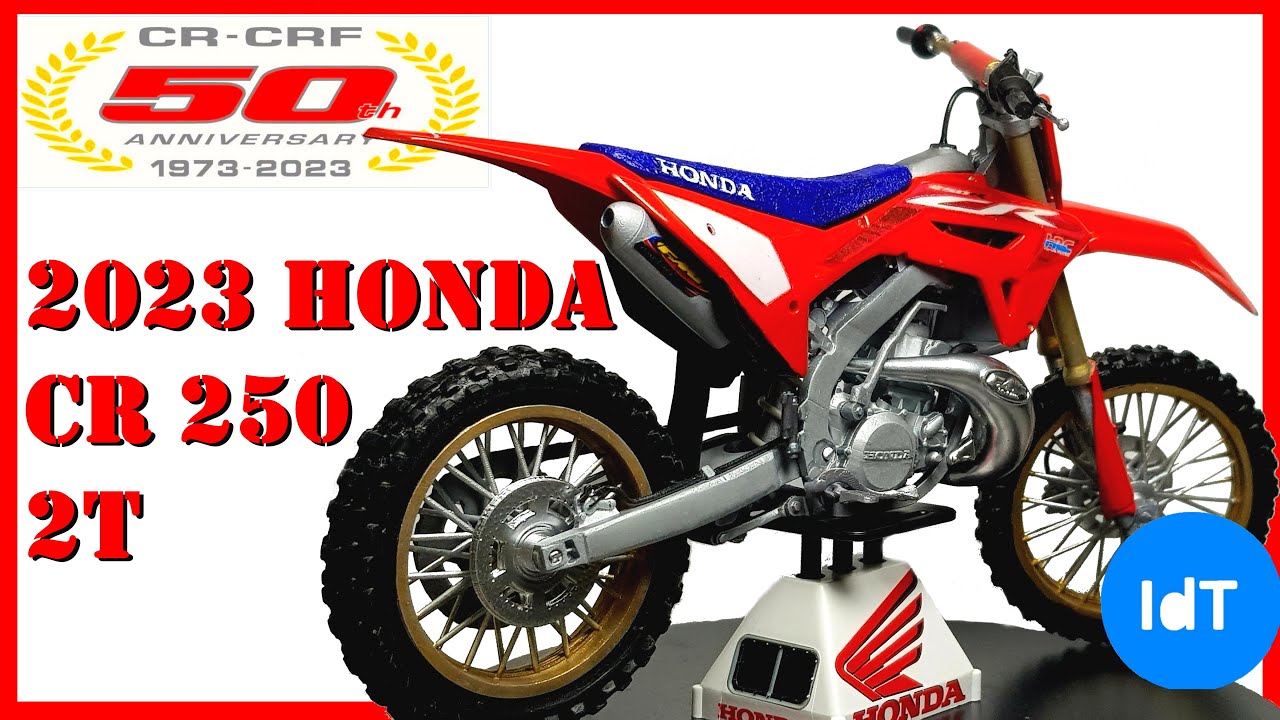Honda CR 250 2023 50th Anniversary Edition build (3d printed 1:12 model)