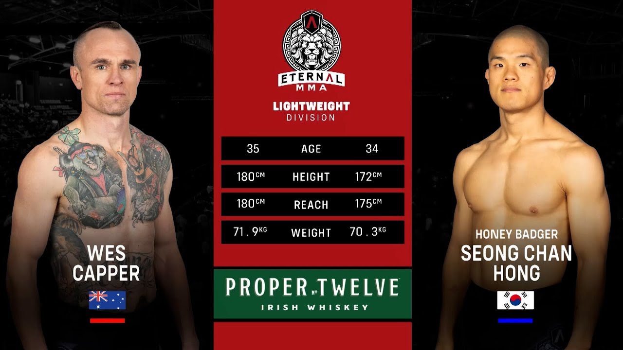 Eternal MMA 82 - Wes Capper vs Seong Chan Hong - MMA Fight Video
