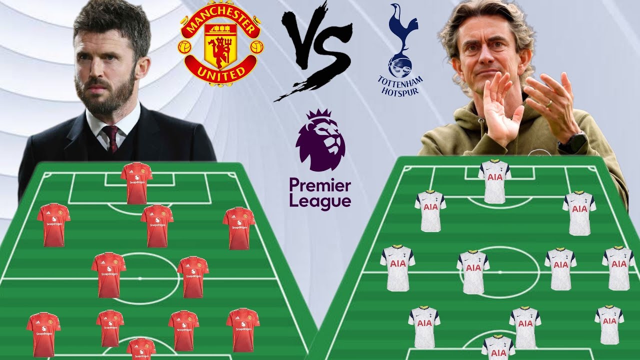 HEAD TO HEAD~ MANCHESTER UNITED UNITED VS TOTTENHAM POTENTIAL XI 4-2-3-1 VS 3-4-2-1
