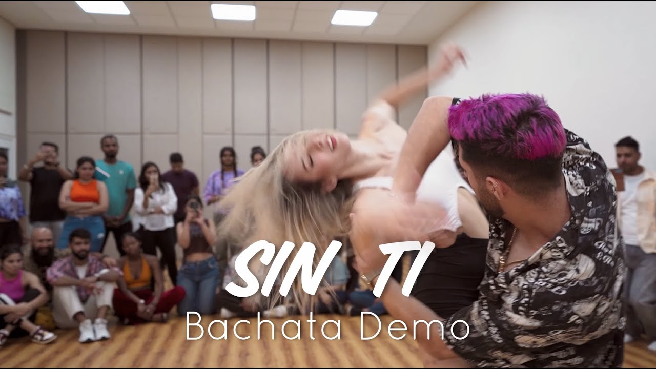 Sin Ti - Dani J ◆ Bachata 2023 | Arnaldes y Bri | Bachata Demo Jaipur, India