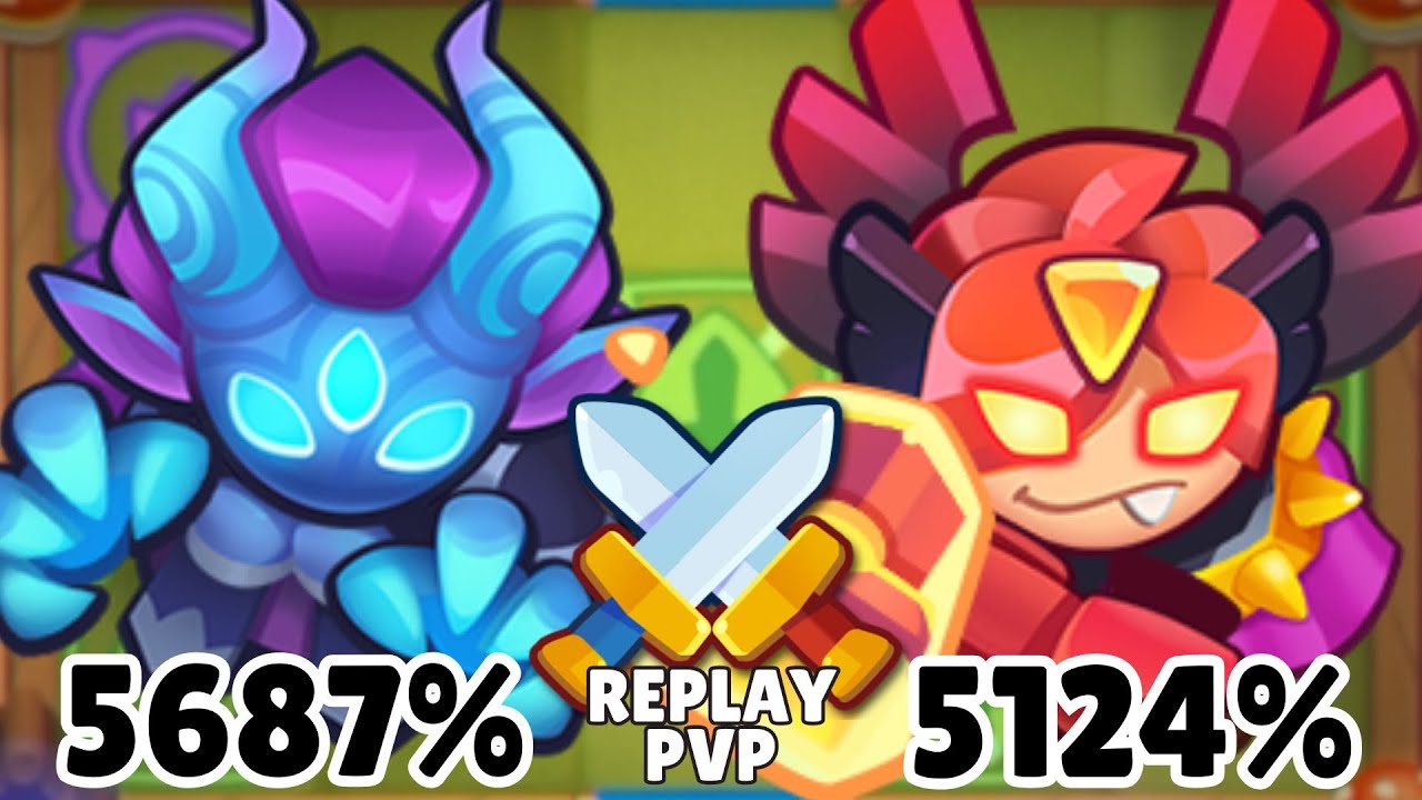 MAX Demon Hunter 5,687% vs MAX Inquisitor Darkness 5,124% | Rush Royale