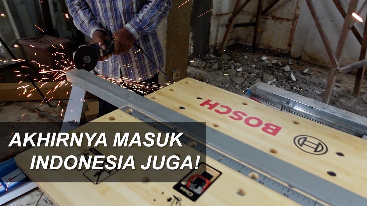 KENAPA GAK DI PASARIN DARI DULU!! MEJA INI SANGAT BERMANFAAT DI WORKSHOP / PROYEK|| BOSCH PWB 600