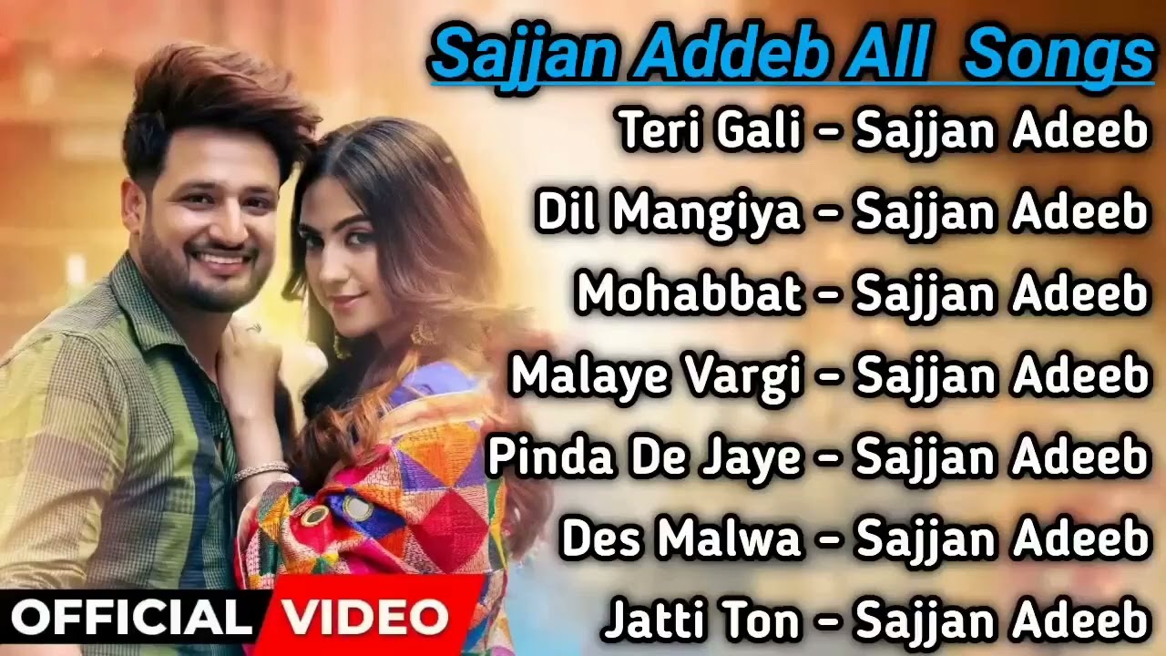 Sajjan Adeeb New Song 2026 | New All Punjabi Jukebox 2026 | Sajjan Adeeb All New Song 2026
