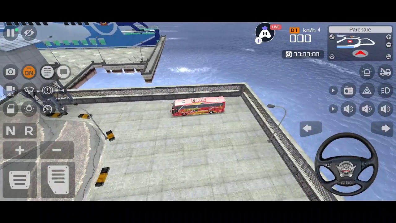 Indonesian BUSSID 441 : 😄 Happy stream | Playing Solo | Streaming with Turnip