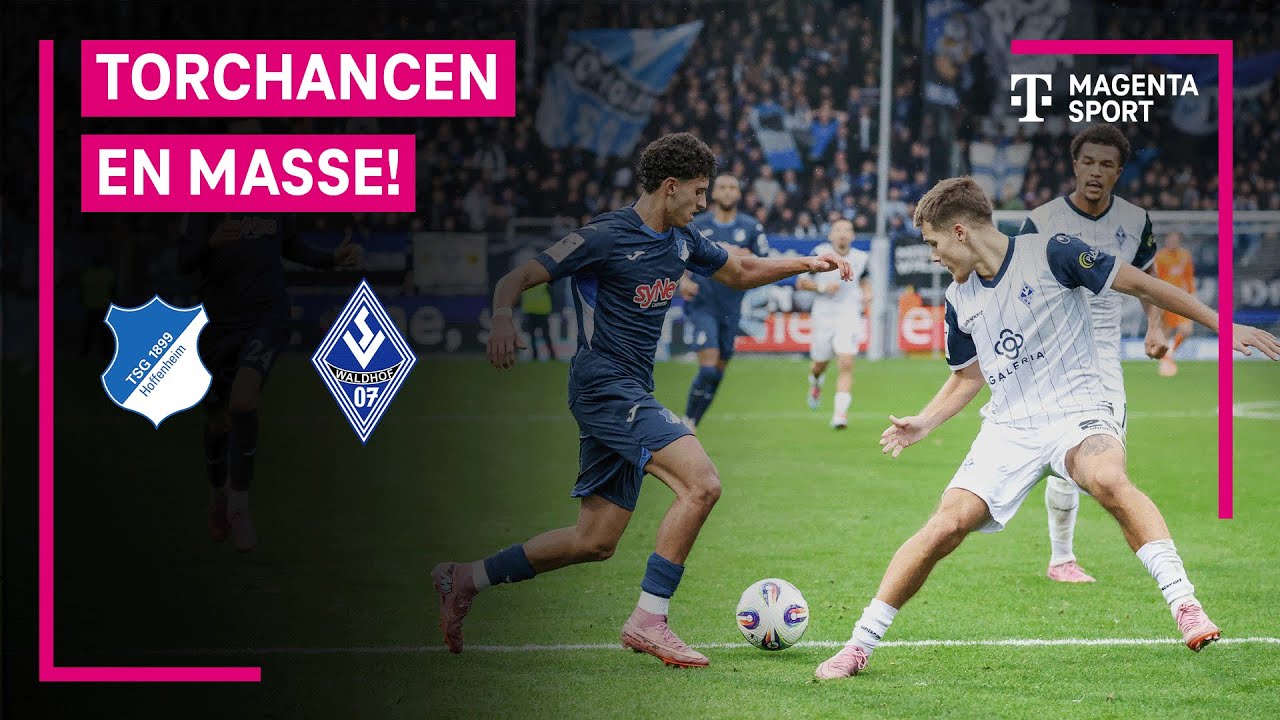 TSG Hoffenheim II vs. SV Waldhof Mannheim, Highlights mit Live-Kommentar | 3. Liga | MAGENTA SPORT