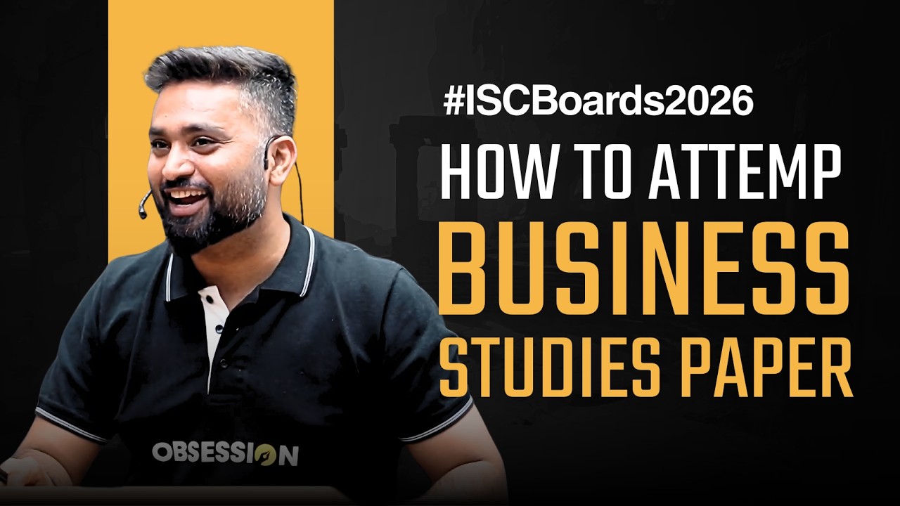 How to attempt Business Studies paper 2026 | CLASS 12 ISC | Shubham Jagdish | 8112601234