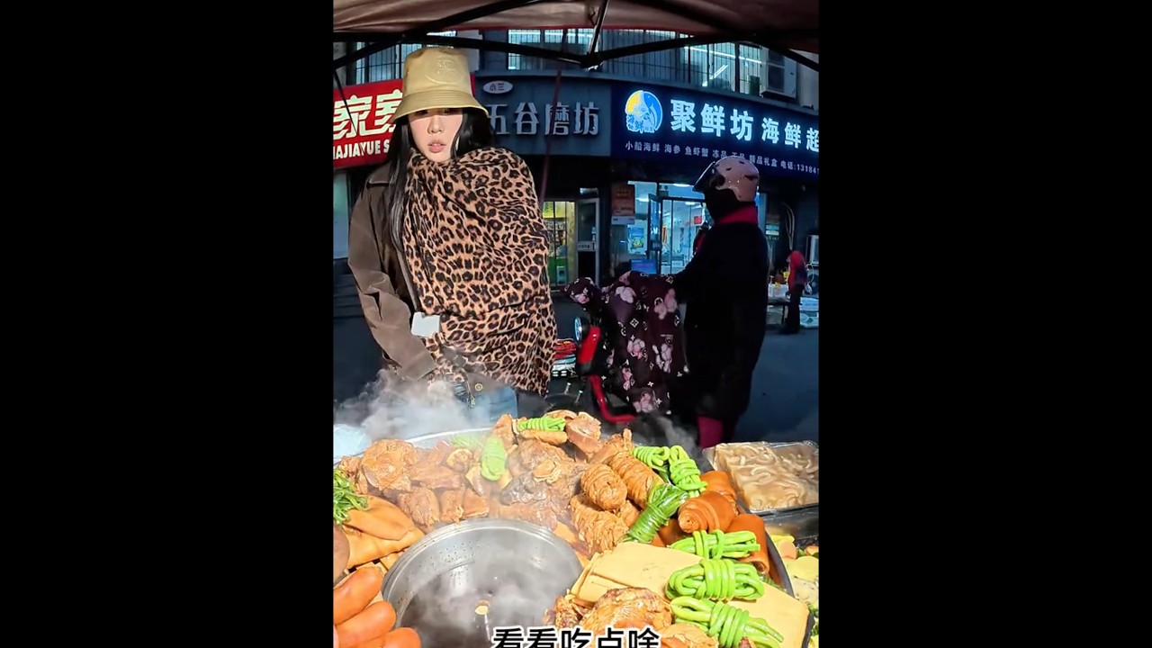 沉浸式体验在山东威海摆摊卖大锅热卤340天 #田大美卤味 #大锅热卤 #大锅卤菜 #威海美食