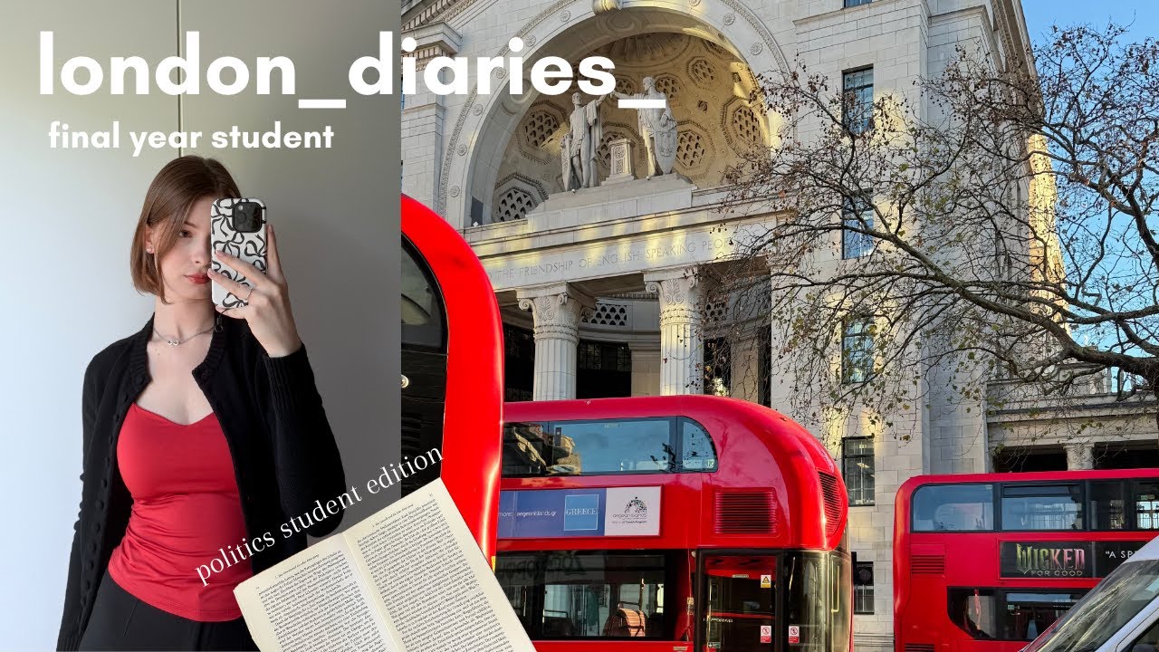 STUDY WITH ME 🎓💌📍london uni diaries politics student edition