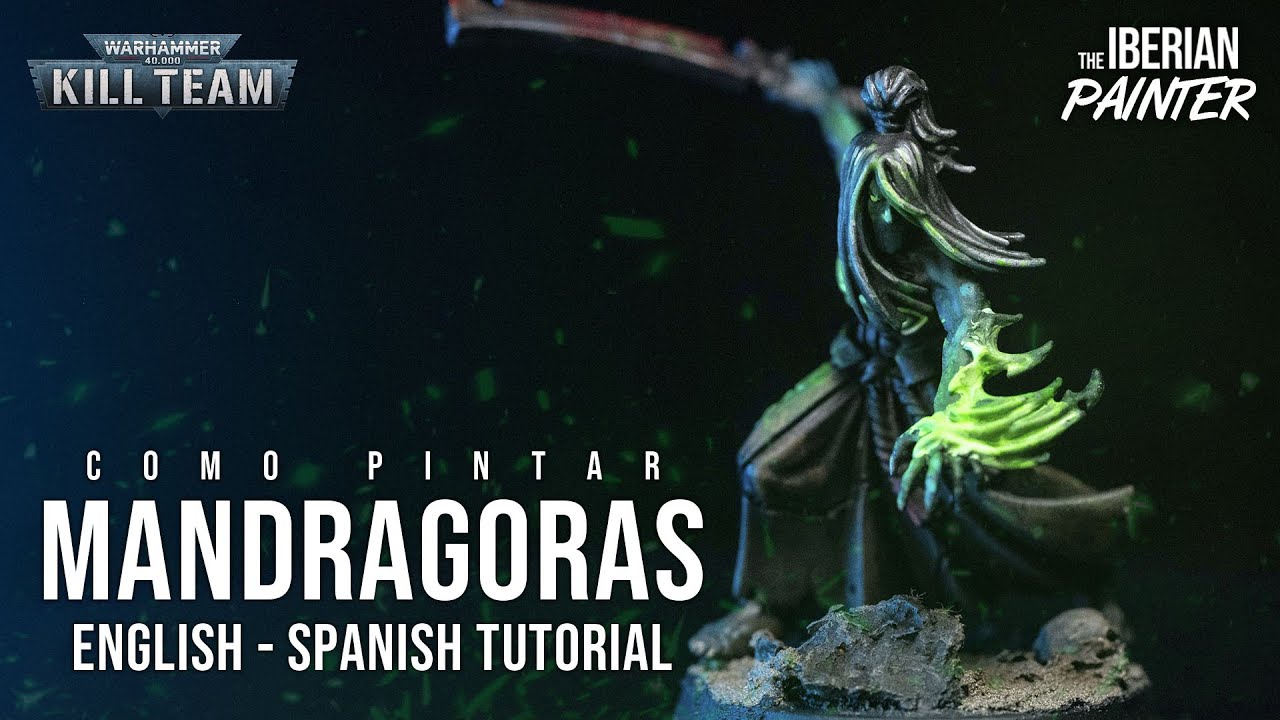 Aprende a pintar unas MANDRAGORAS GRIMDARK!! || I teach you how to paint GRIMDARK MANDRAKES!!