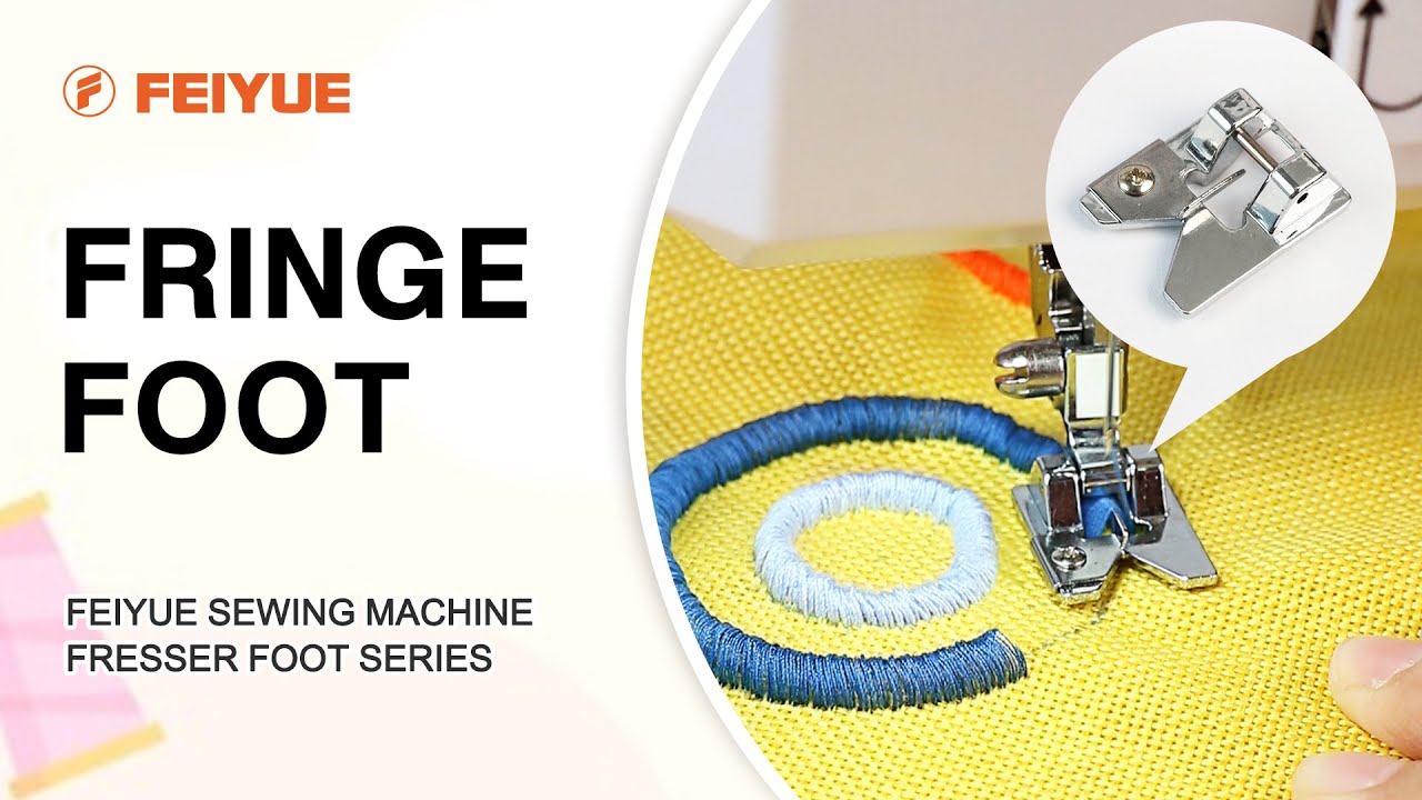 FEIYUE I Fringe Presser Foot Tutorial