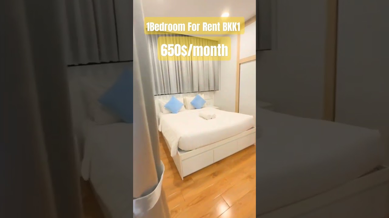 Apartment For Rent BKK1 1bedroom #shorts #shortvideo #apartment