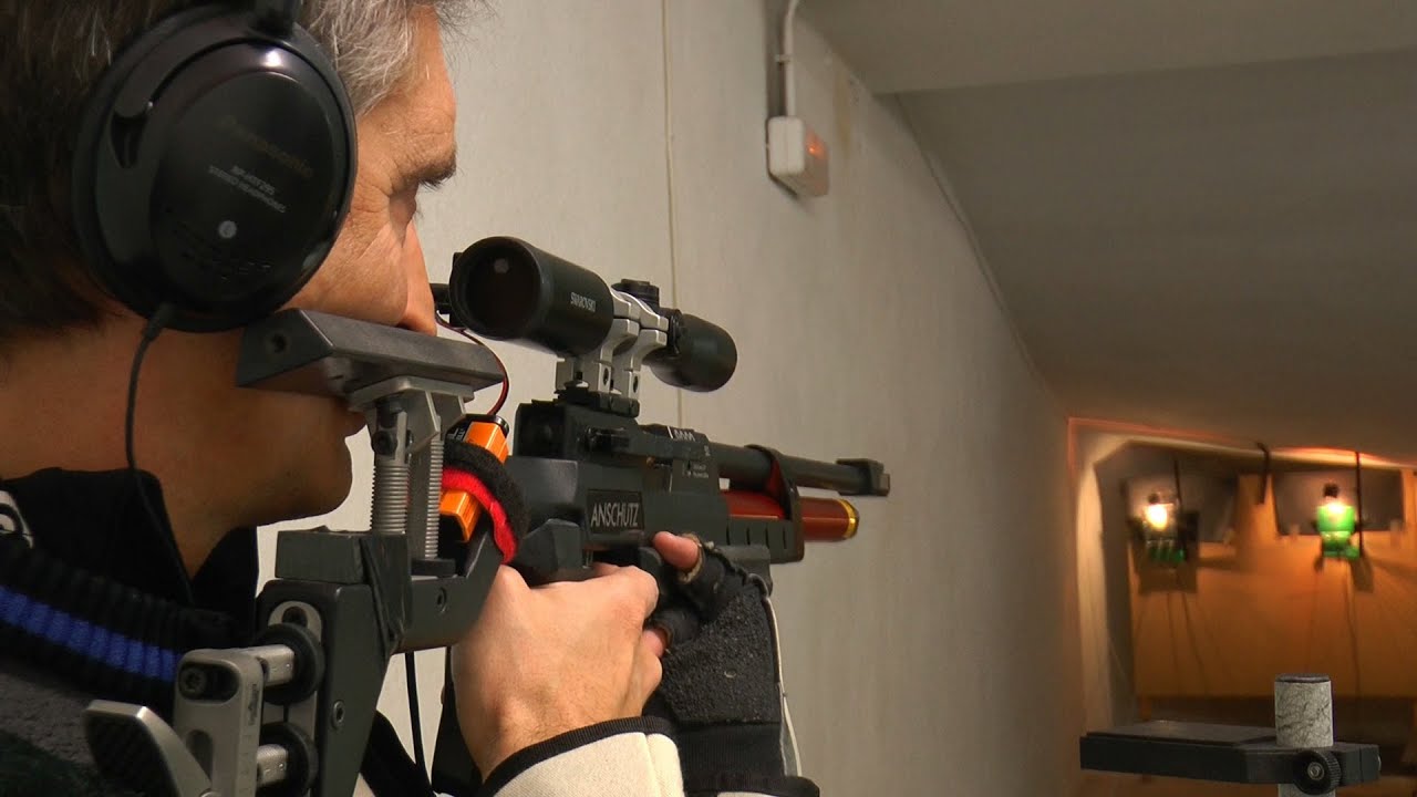 Disparar a ciegas | Tiro con carabina adaptado