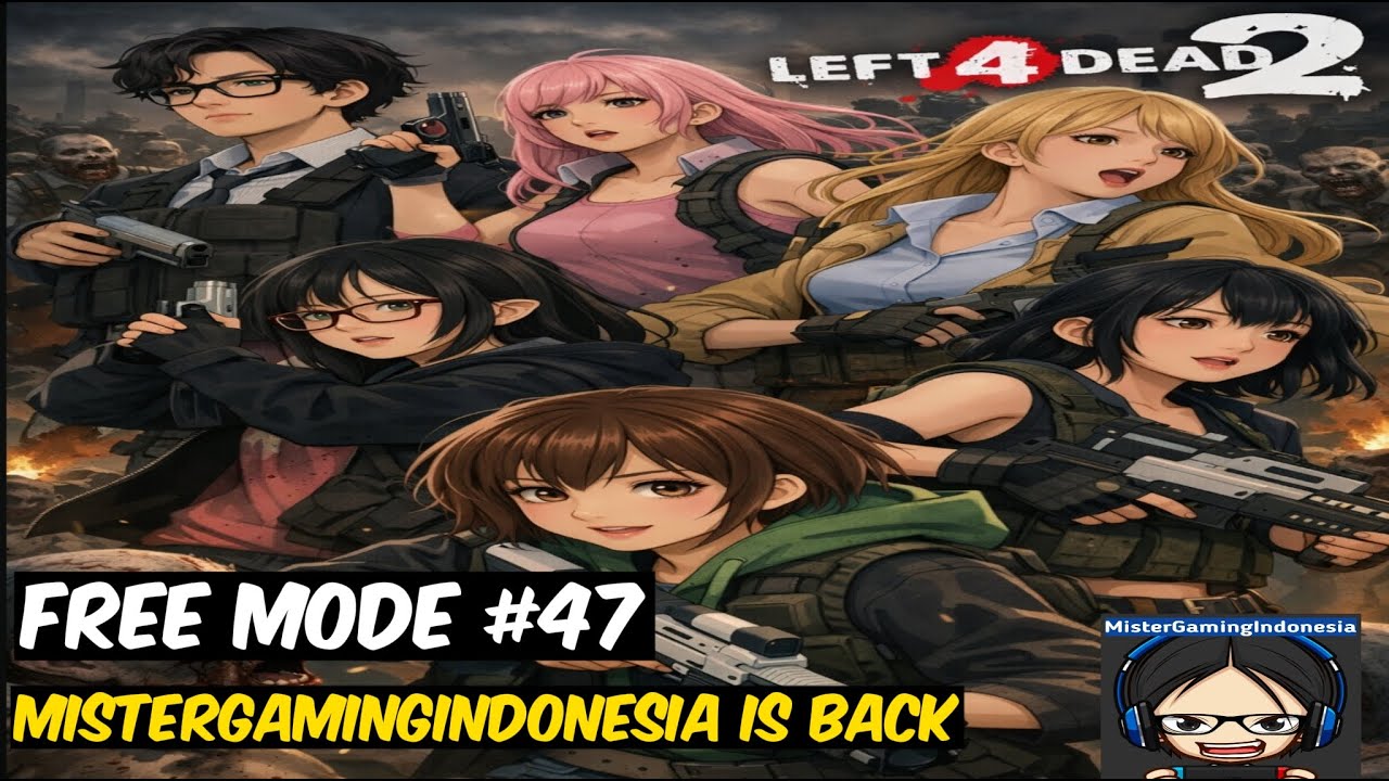 Left 4 dead 2 - Free Mode EDITION MISTERGAMINGINDONESIA IS BACK @part47 Indonesia