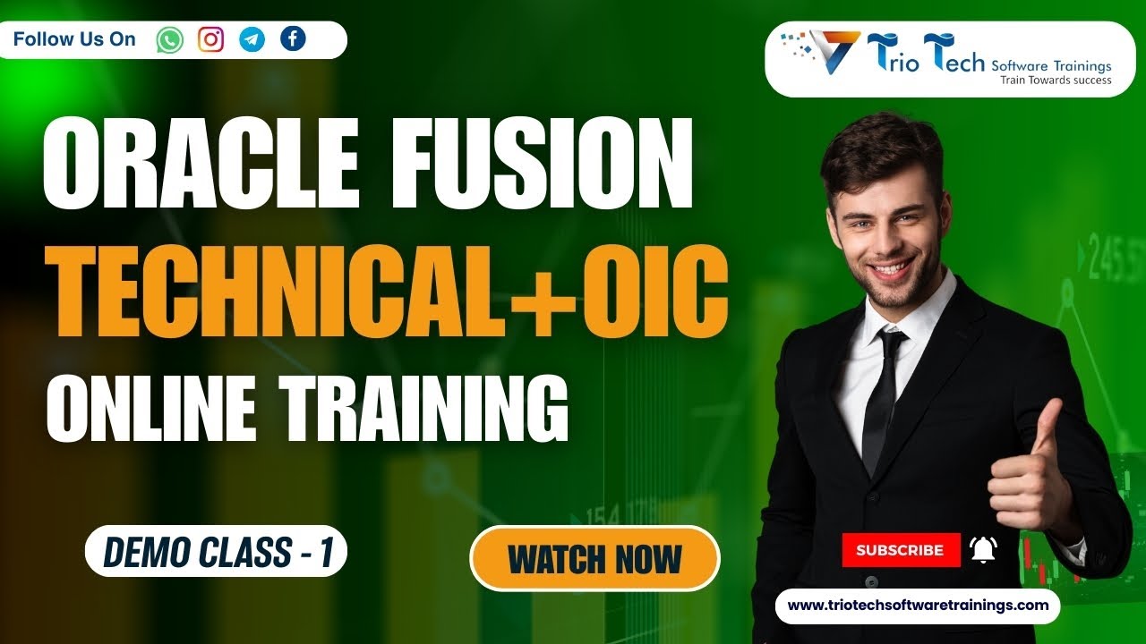 Oracle Fusion Technical OIC Training | Best Oracle Fusion Technical Online Training  HYD Demo-1