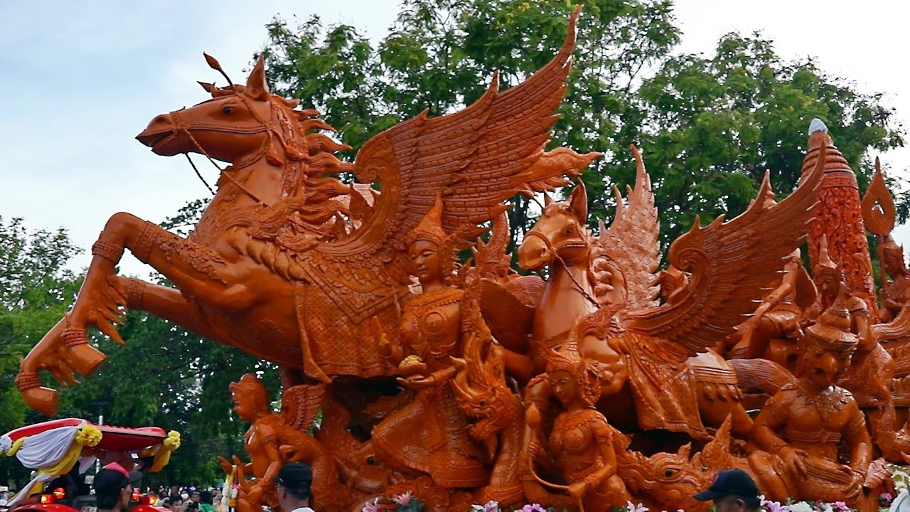 แห่เทียนพรรษาอุบล 2560 7 2017 Ubol Candle Festival