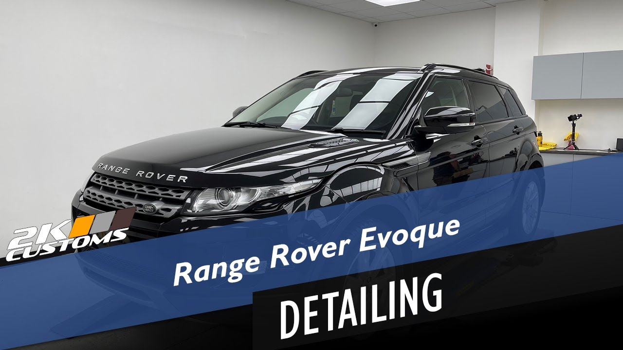 Range Rover Evoque 2 stage machine polish with ceramic coating